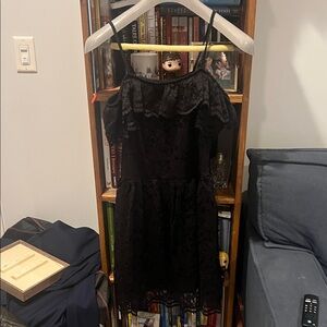 H&M Black Lace Mini Dress